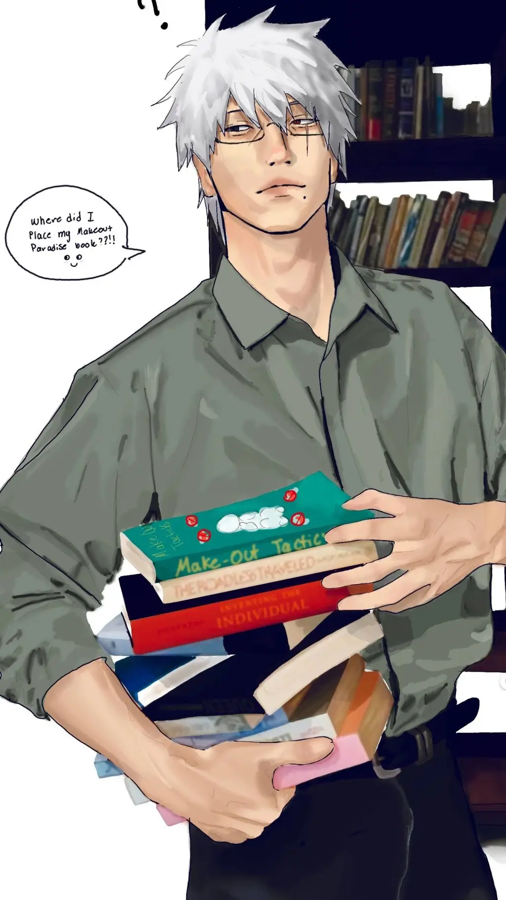 ai character: kakashi brother  background