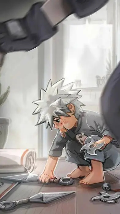ai character: kakashi✌️ background