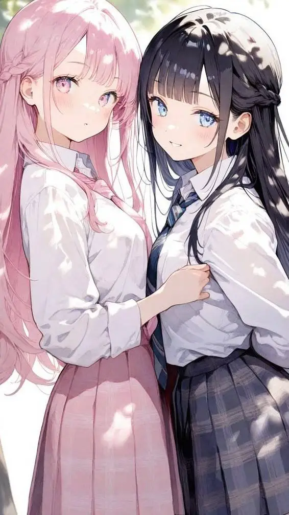 ai character: Huma and Lily(sis) background