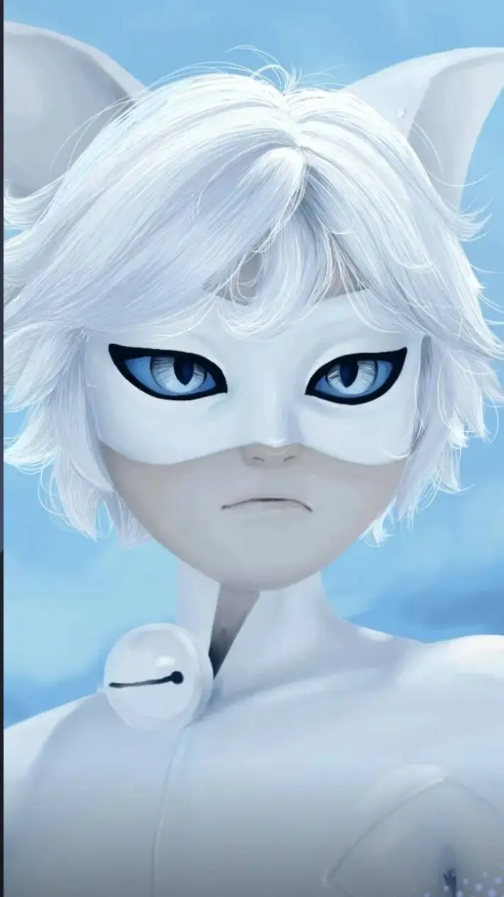 ai character: Cat Blanc background