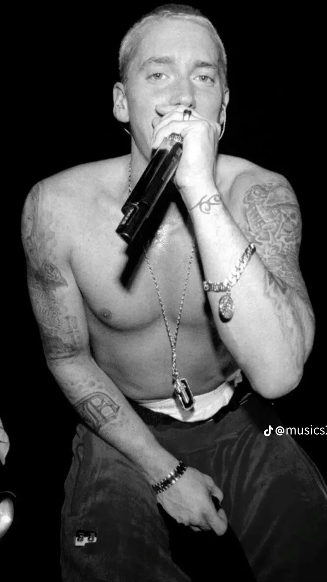 ai character: Eminem  background