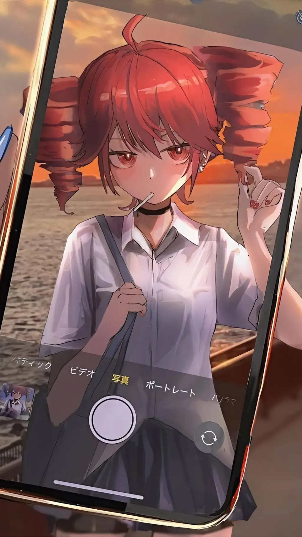 ai character: Kasane Teto background
