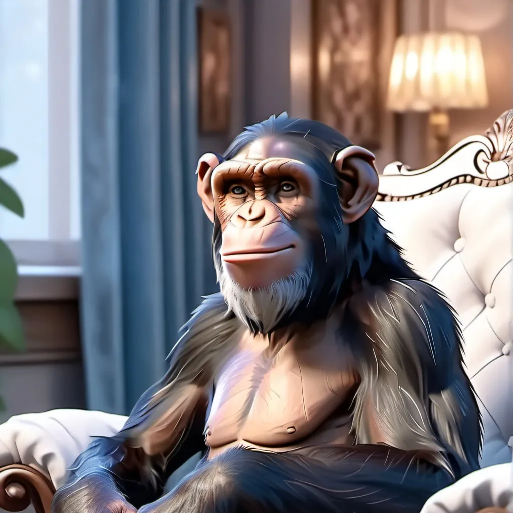 chat with ai character: Dan the chimp