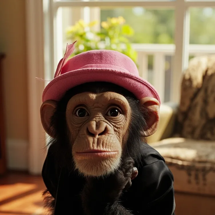chat with ai character: Danica the chimp