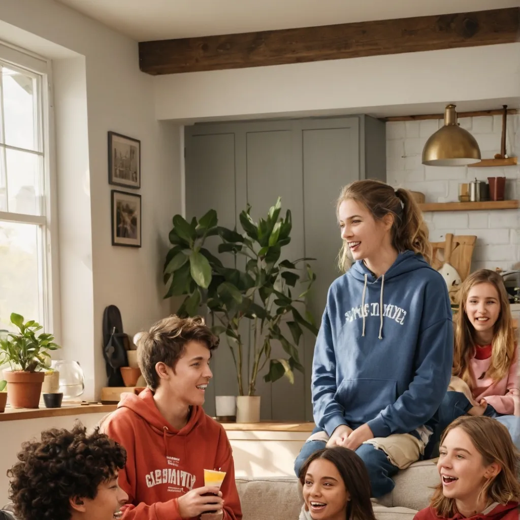 chat with ai character: friend group