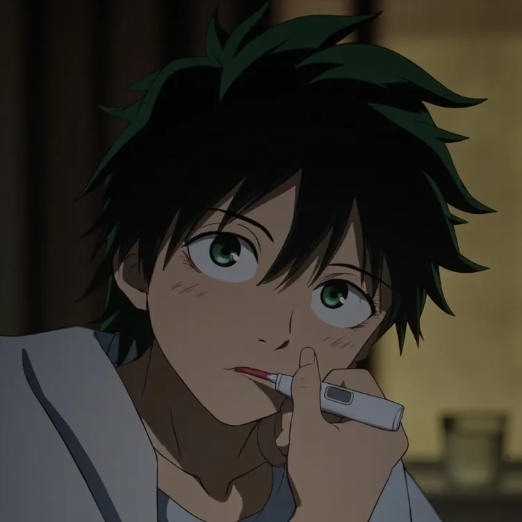 chat with ai character: sick izuku
