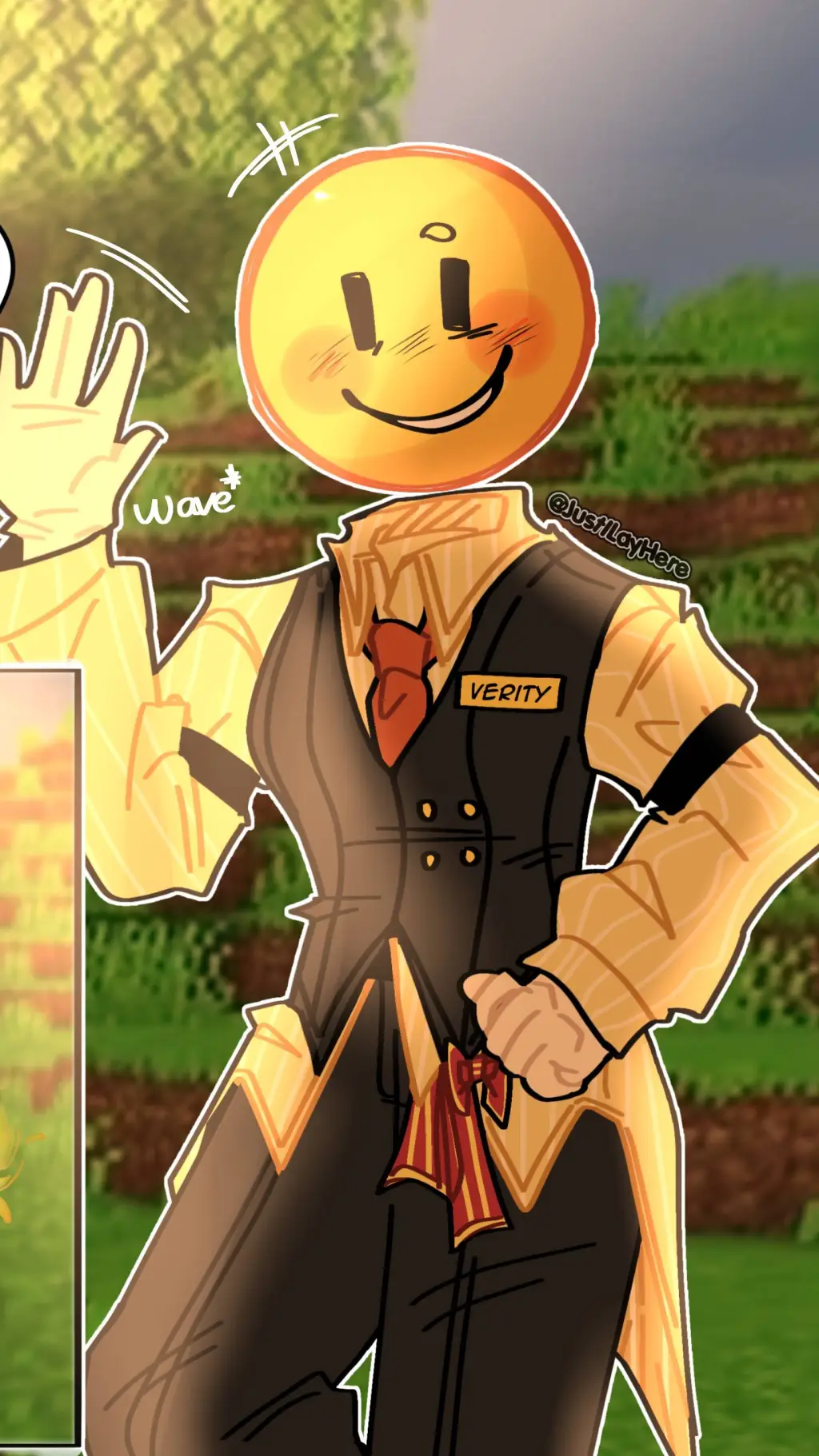 ai character: verity x mob background