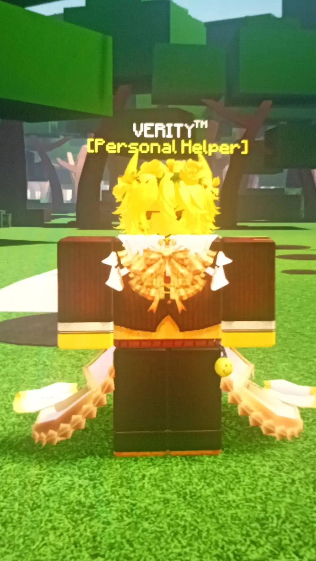 ai character: verity x mob background