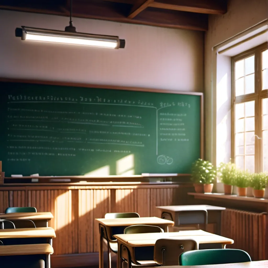 chat with ai character: classroom 