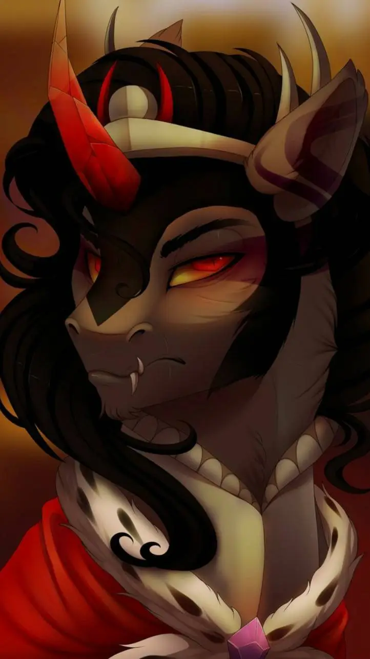 ai character: King Sombra background