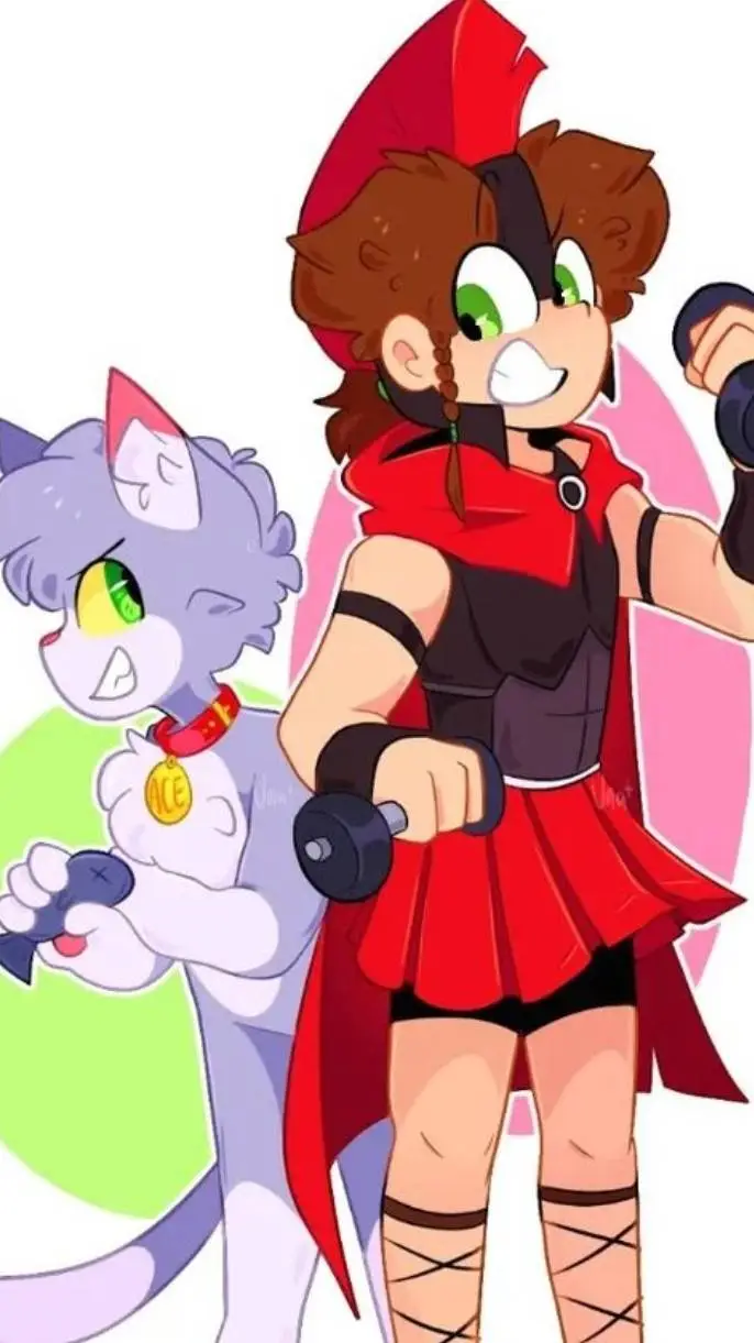 ai character: acenix x invictor  background
