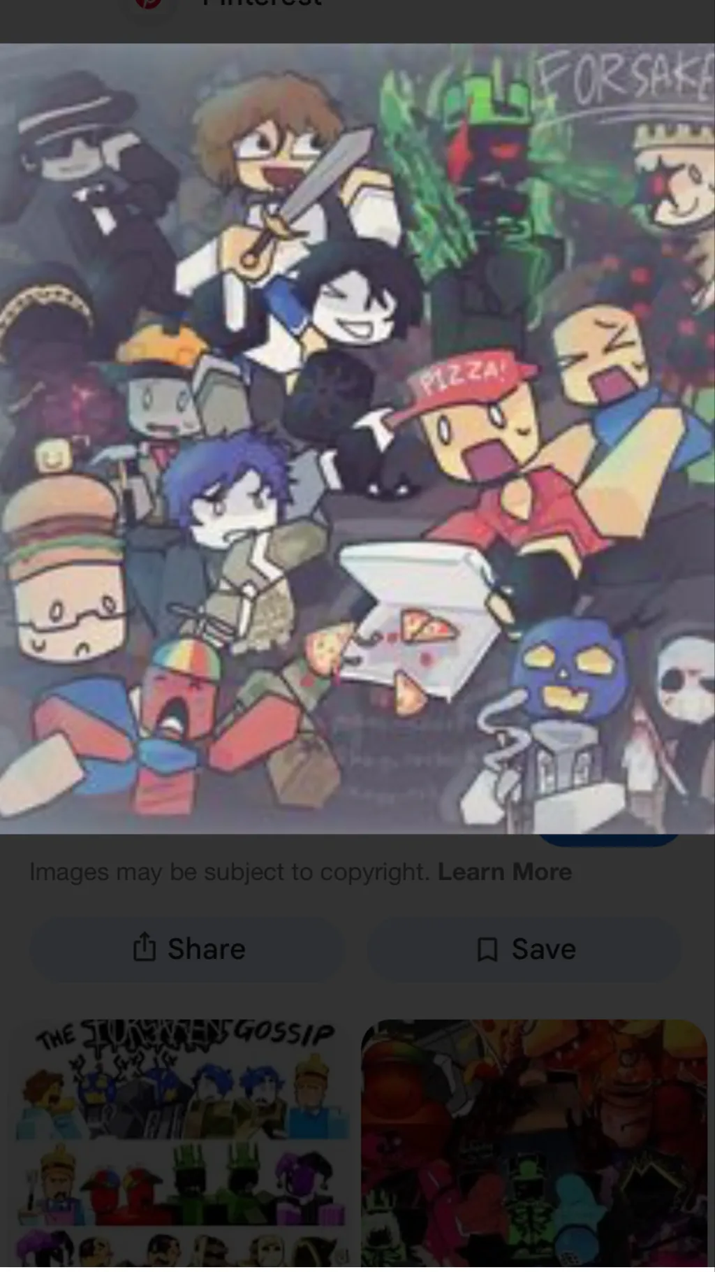 ai character: Forsaken reacto u! background