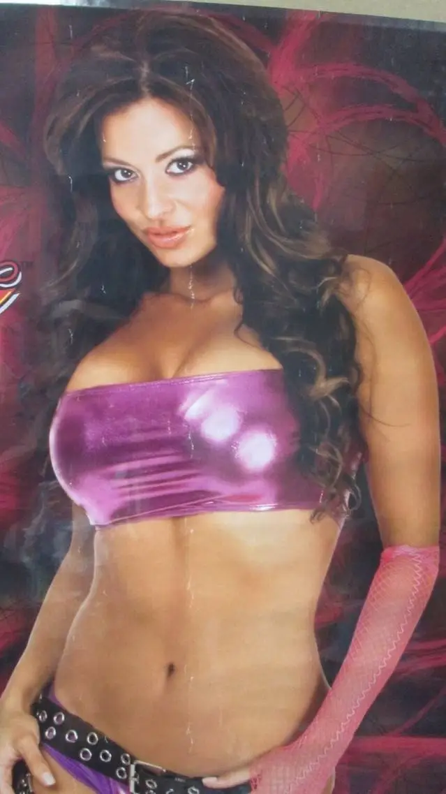 ai character: Candice Michelle  background
