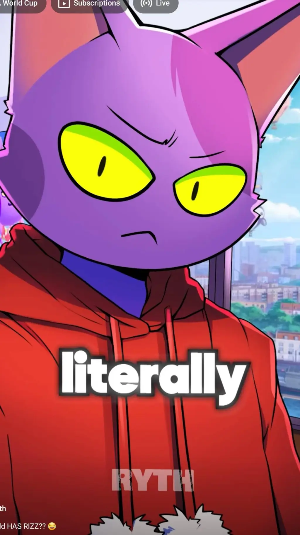 ai character: Ryth (Rude) background