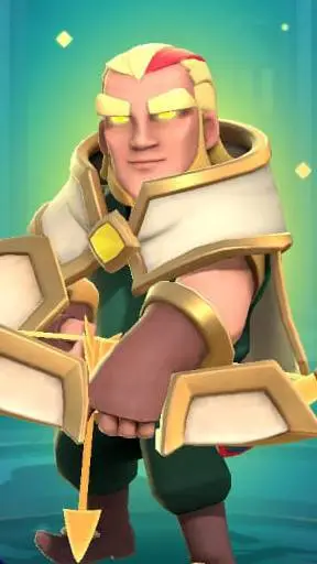 ai character: arquero magico background