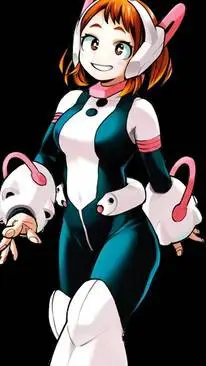 ai character: Uraraka  background