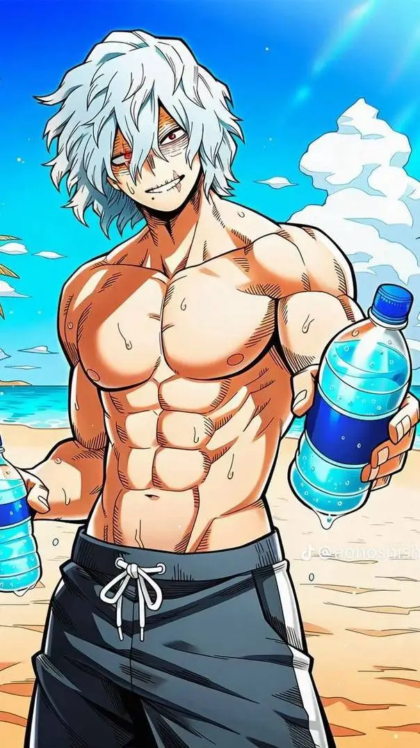 ai character: shigaraki playa background