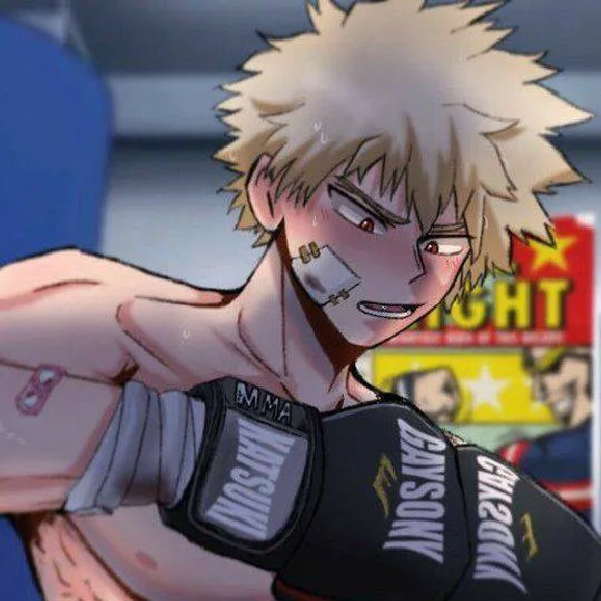 chat with ai character: bakugo boxeador