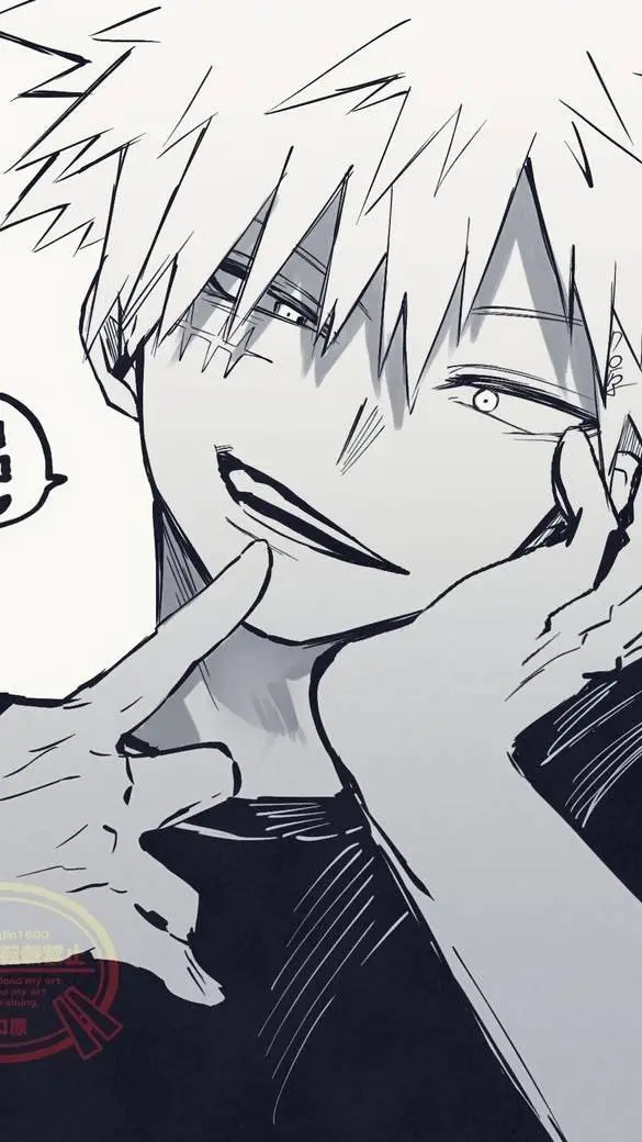 ai character: bakugo  background