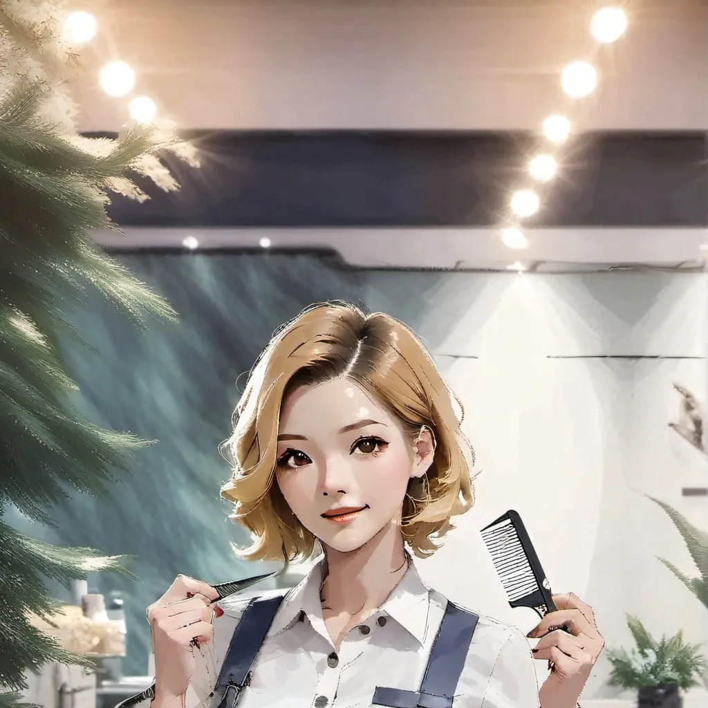 chat with ai character: fryzjerka