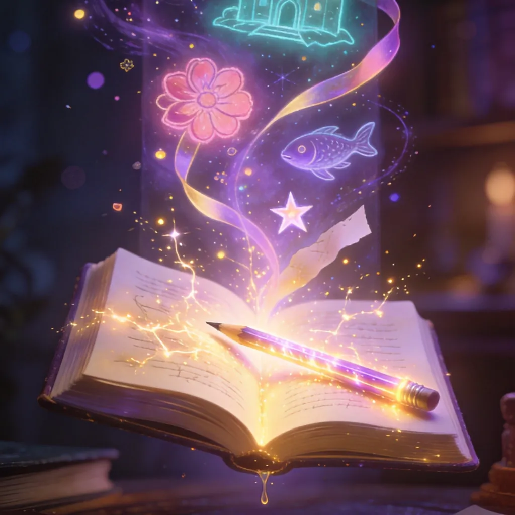 chat with ai character: magic notebook