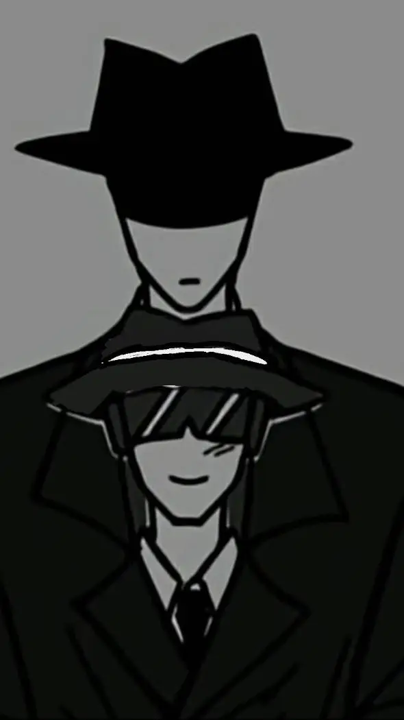 ai character: doublefedora background