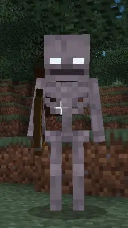 ai character: skeleton background