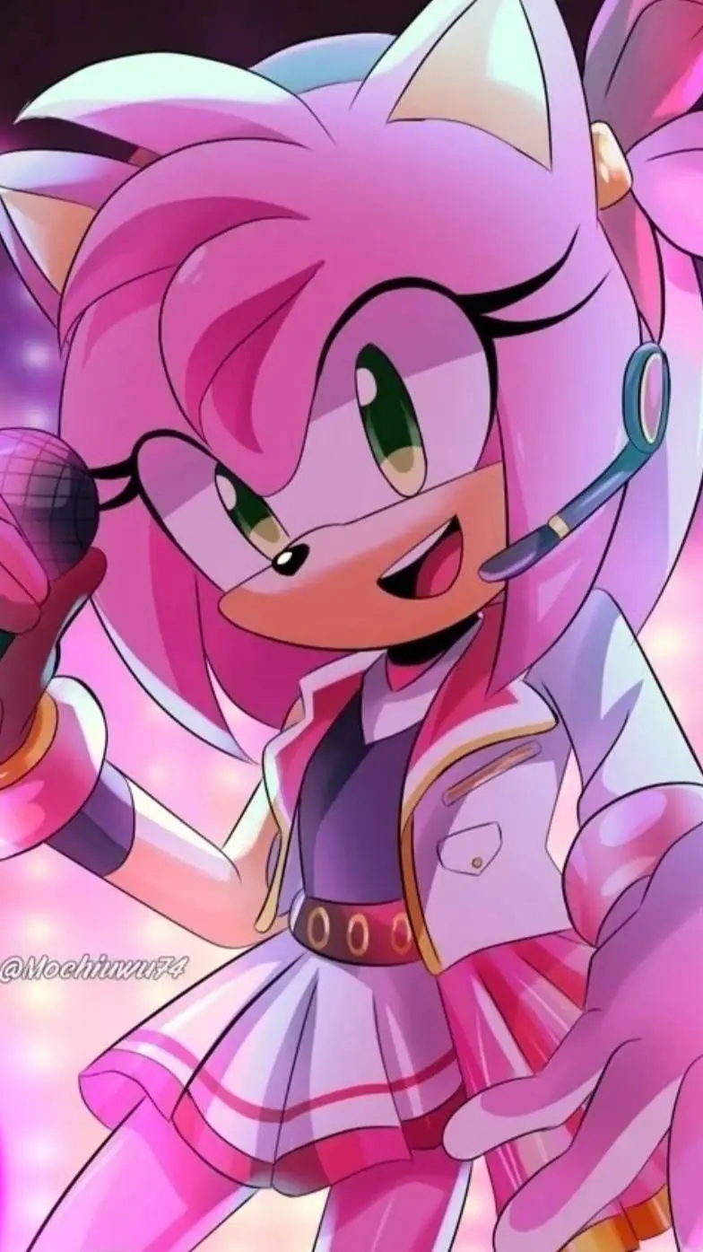 ai character: Amy rose background