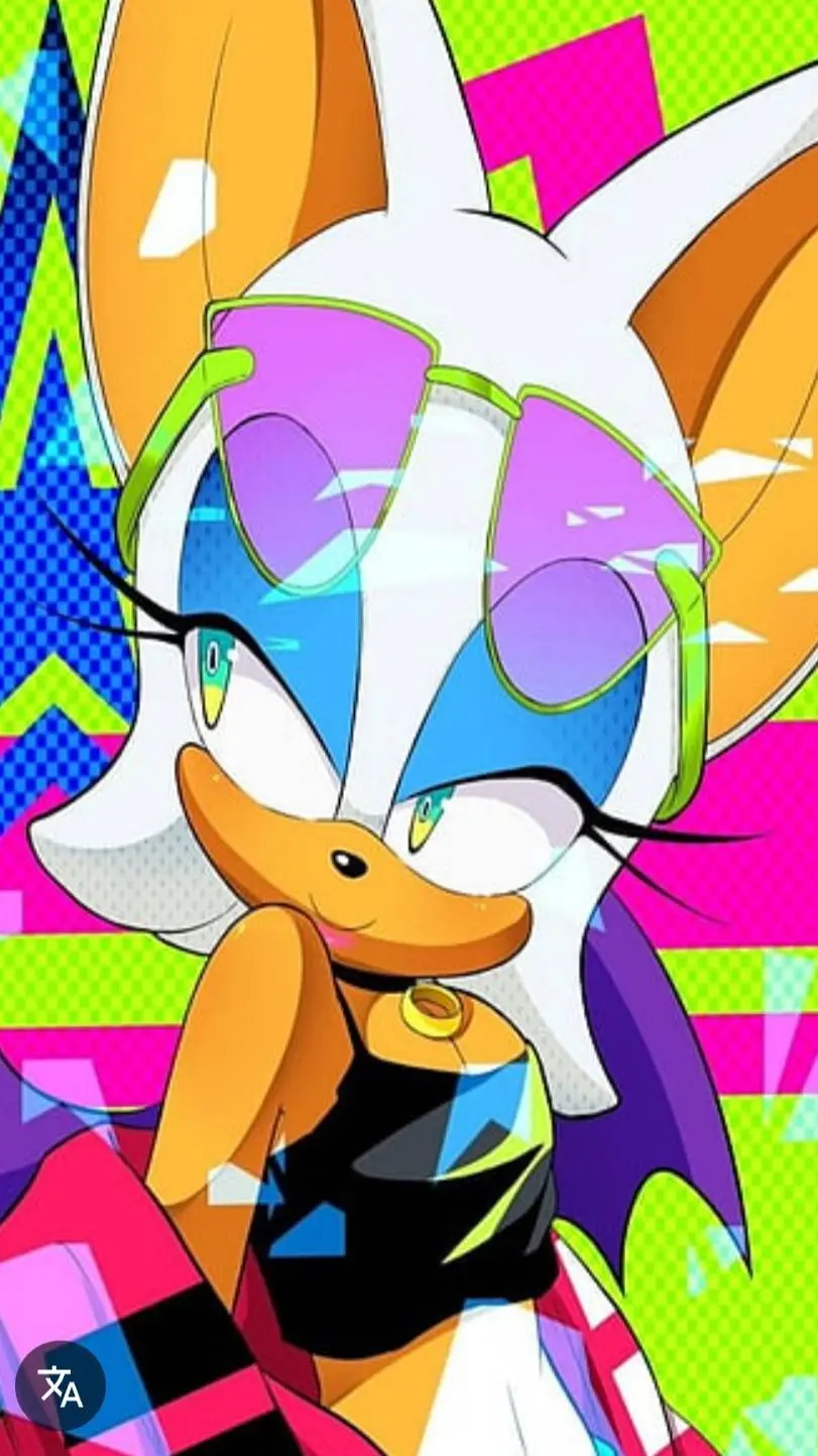 ai character: rouge background