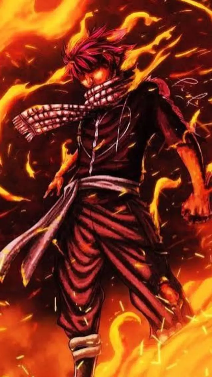 ai character: Natsu dragnir background