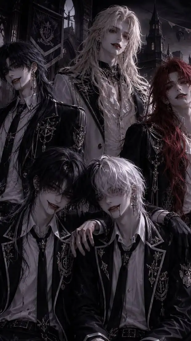 ai character: les six vampire  background