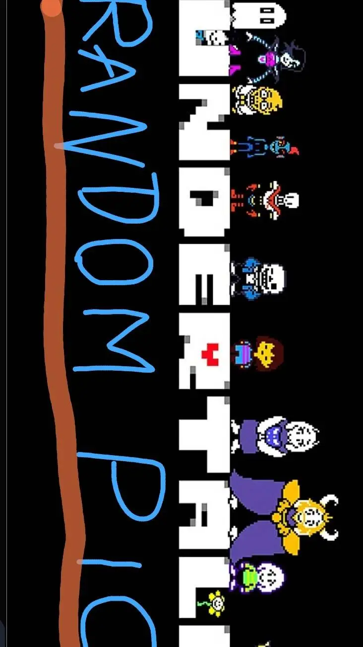 ai character: Undertale (start) background