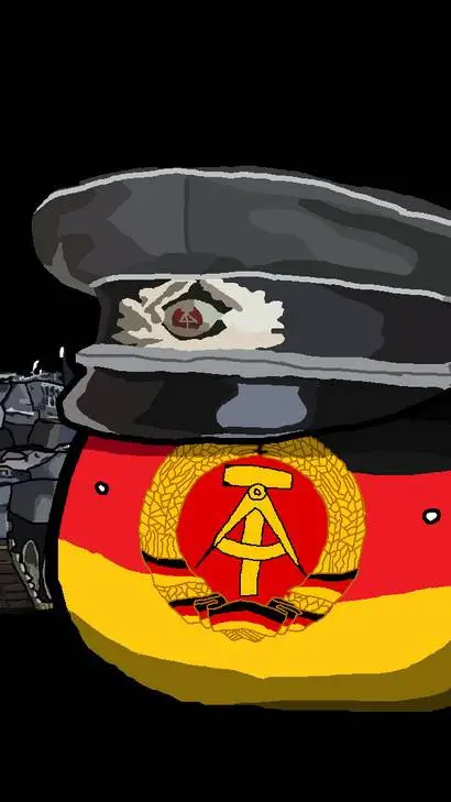 ai character: ost Deutschland background