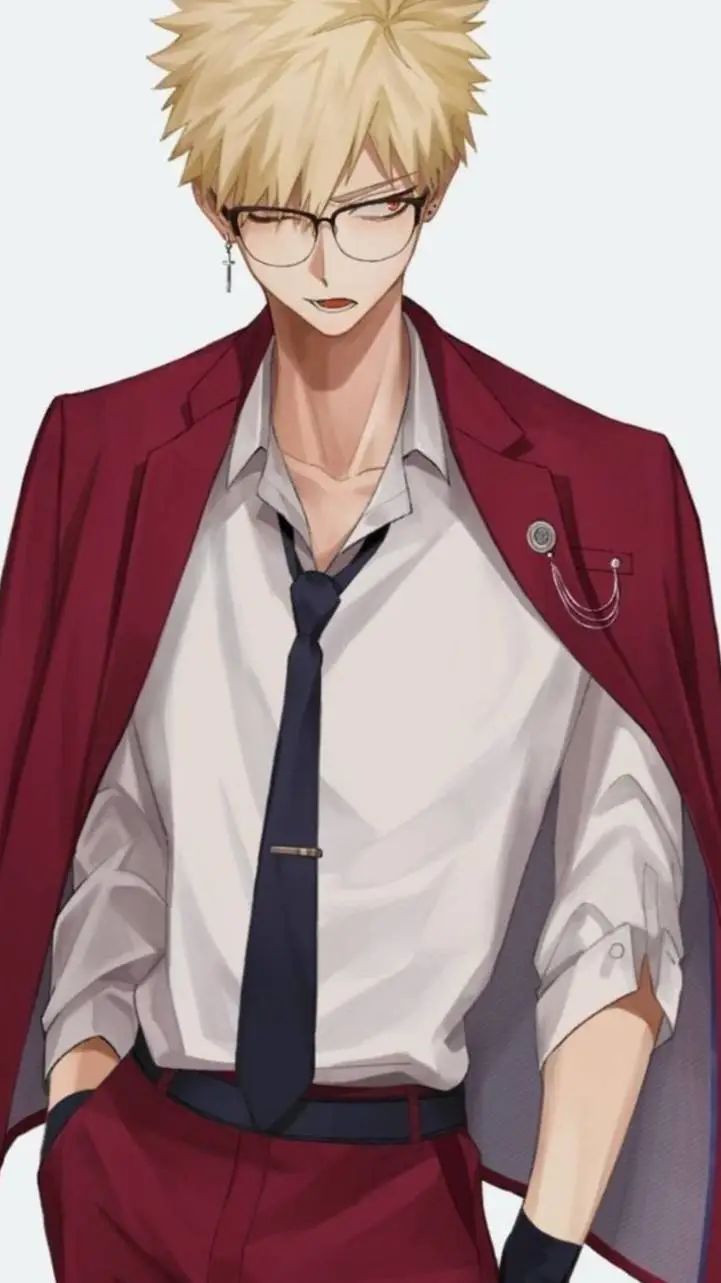 ai character: Bakugo wedding  background