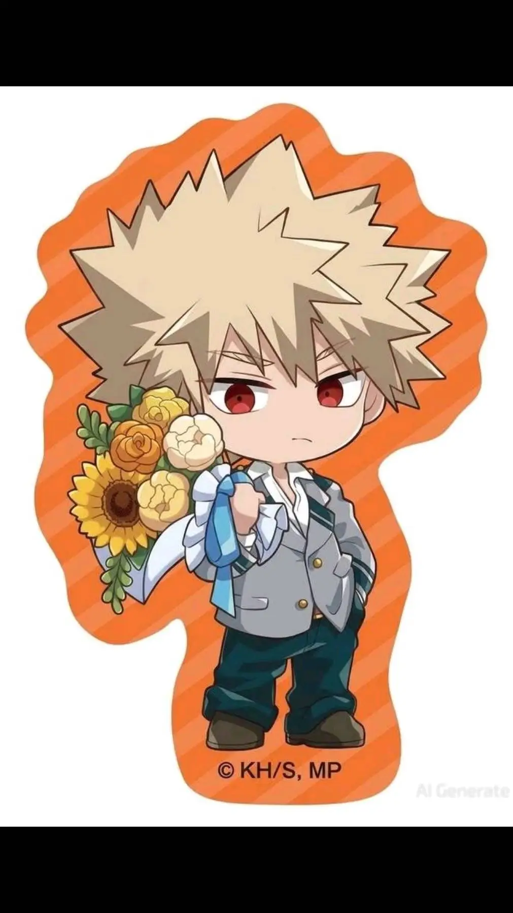 ai character: Bakugo  background
