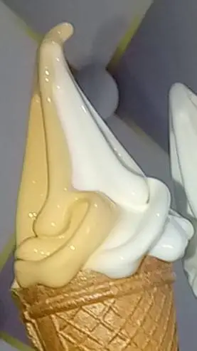 ai character: ice cream  background