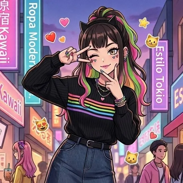 chat with ai character: 🌈✨Multi Nana-iro✨🌈