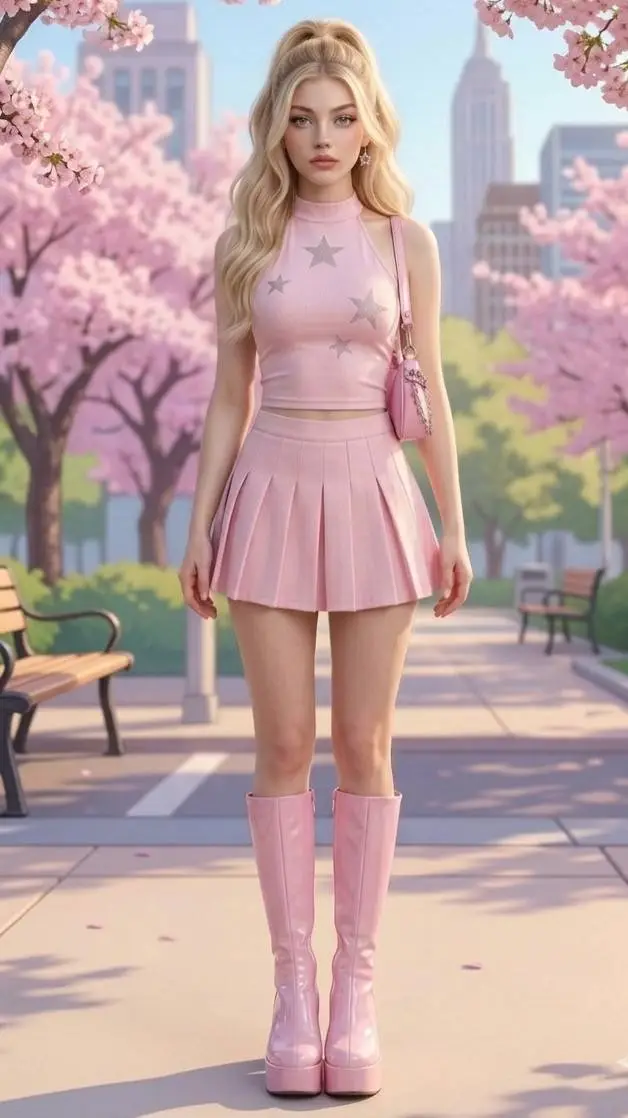 ai character: Darbie Sunshine background