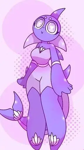 ai character: Bubbles Dolphin background
