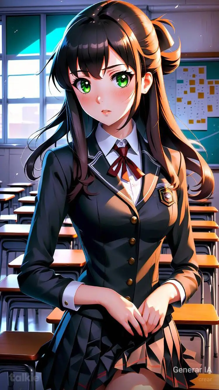 ai character: Lucia Guzmán  background