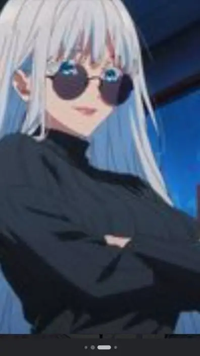 ai character: female gojo background