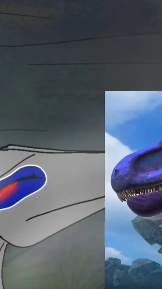 ai character: acro x blue background