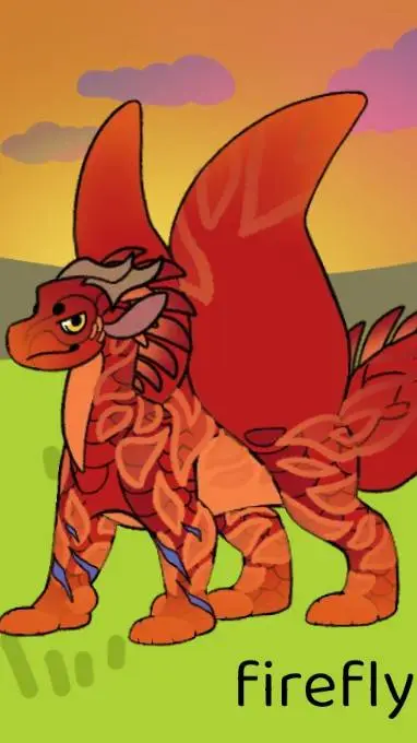 ai character: firefly  background