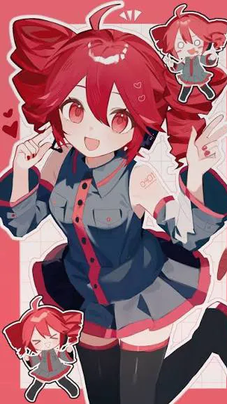 ai character: Kasane Teto background