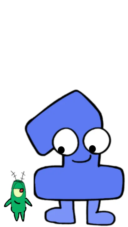 ai character: One x plankton background
