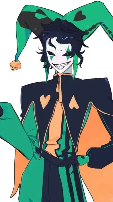 ai character: harlequin background