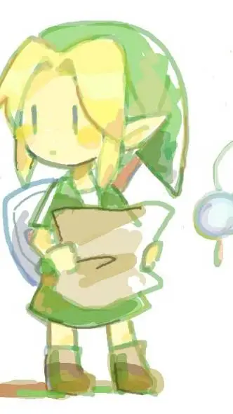 ai character: 🍃link🍃 background