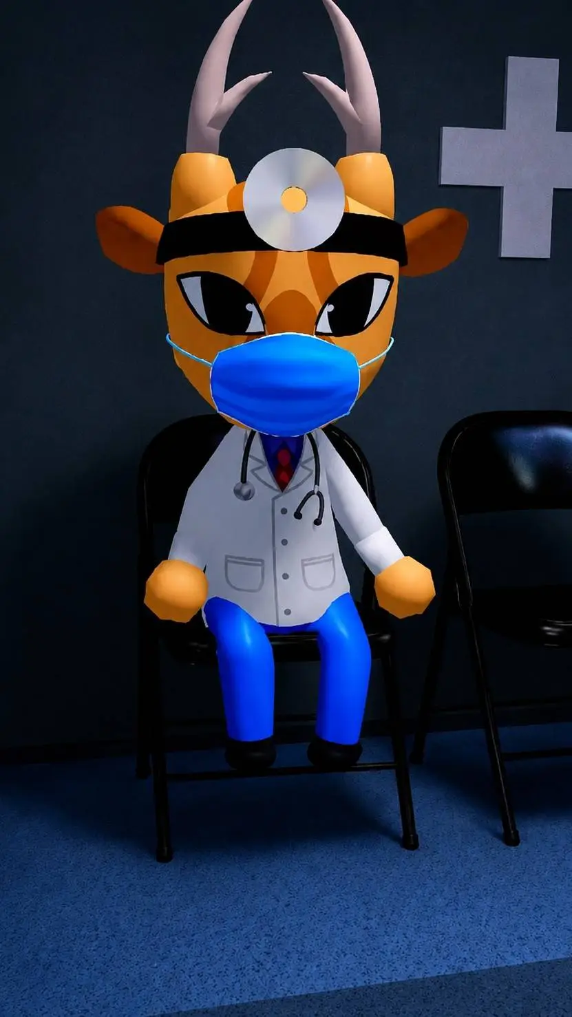 ai character: Dr. Harlow  background