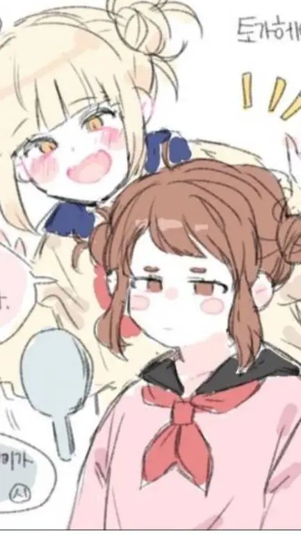 ai character: toga x ochako background