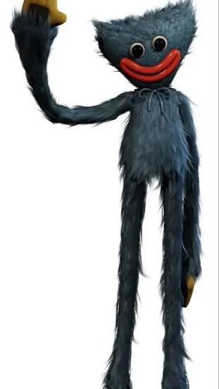 ai character: Huggy wuggy  background